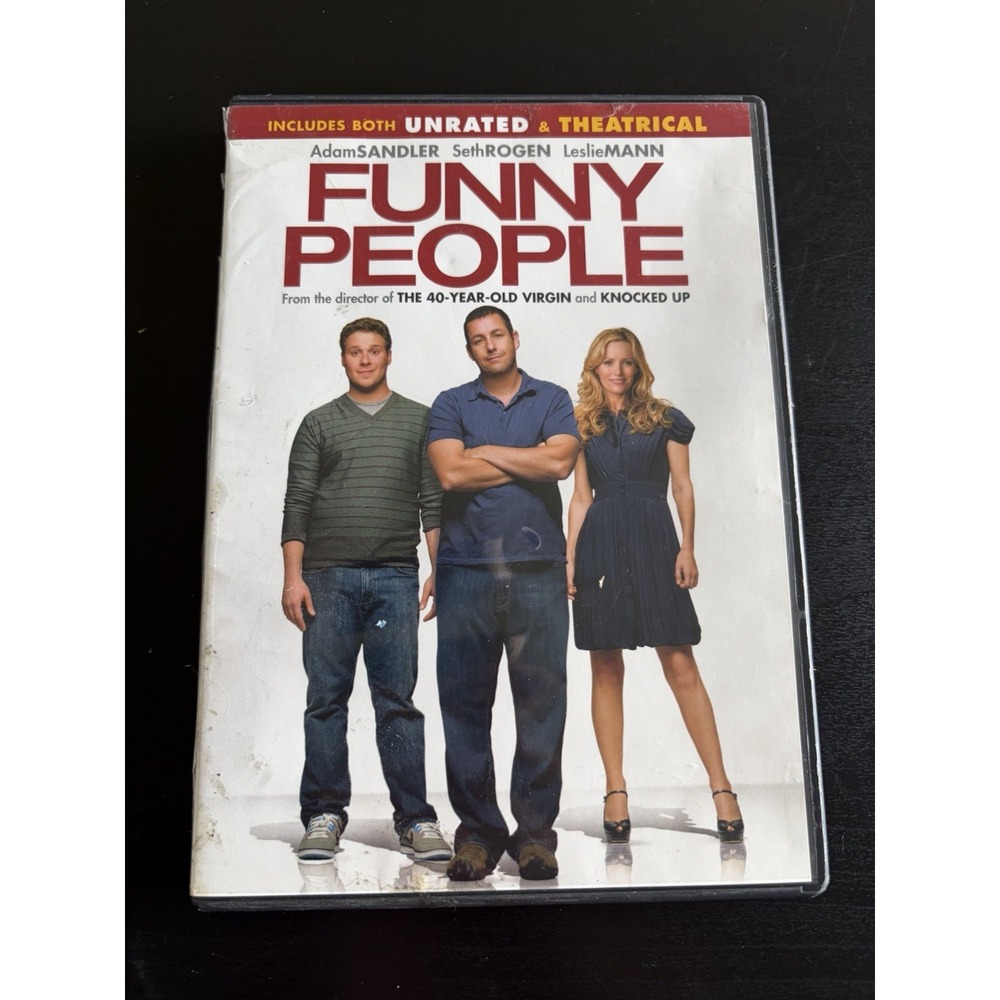 Funny People (DVD, 2009, Rated/Unrated Versions) Seth Rogen Adam Sandler Comedy